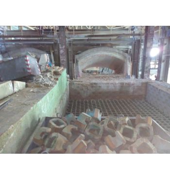 Реконструкция стекловаренной печи на 220 тонн Гостомельского стеклозавода - фото №1 до начала работы