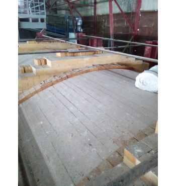 Выводка стекловаренной печи на 250 тонн Курловского стекловаренного завода «Символ» - фото №4 до начала работы