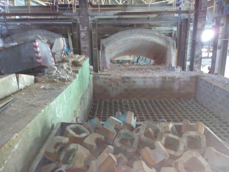 Реконструкция стекловаренной печи на 220 тонн Гостомельского стеклозавода